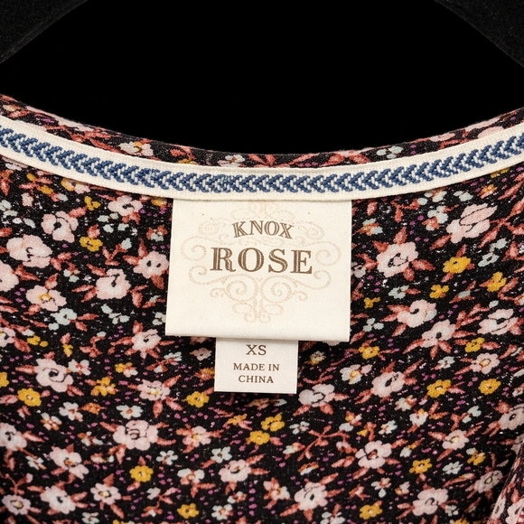 Knox Rose | Floral Boho Quarter Sleeve Kimono | XS - Picture 2 of 3